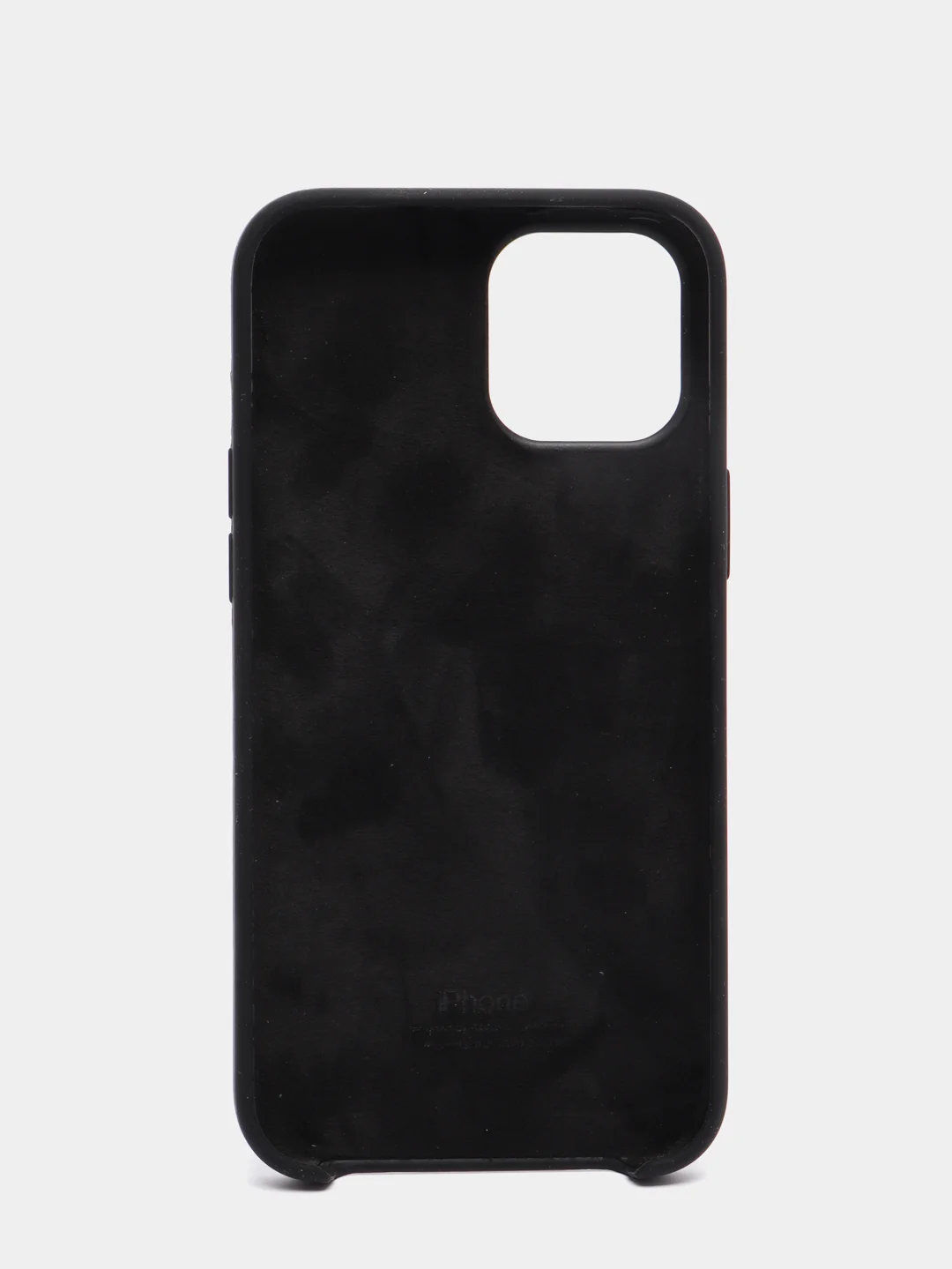 Черный чехол силиконовый Apple Silicone Case для iPhone 12 Pro Max