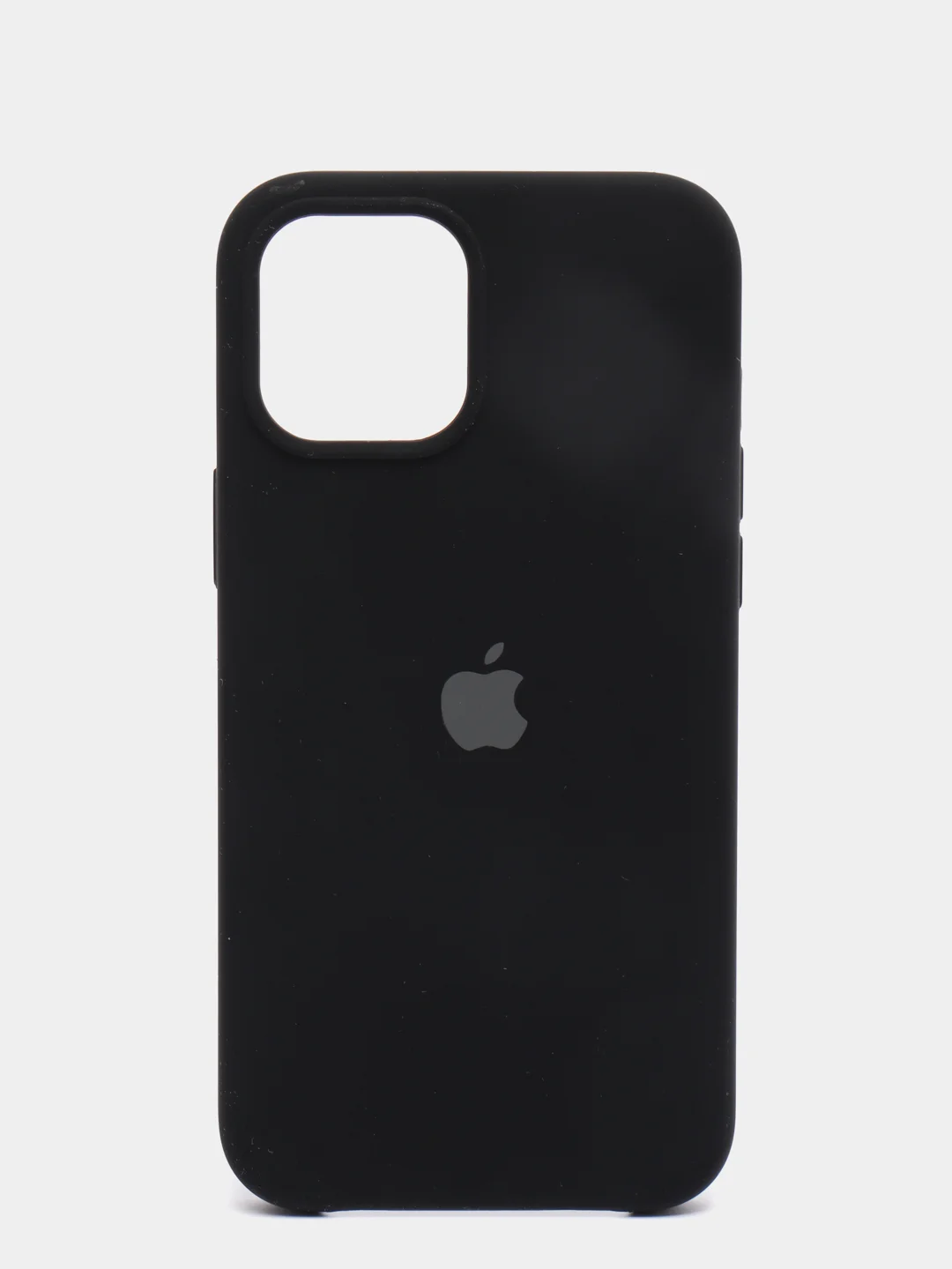 Черный чехол силиконовый Apple Silicone Case для iPhone 12 Pro Max