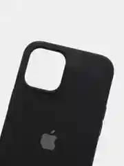 Черный чехол силиконовый Apple Silicone Case для iPhone 12 Pro Max