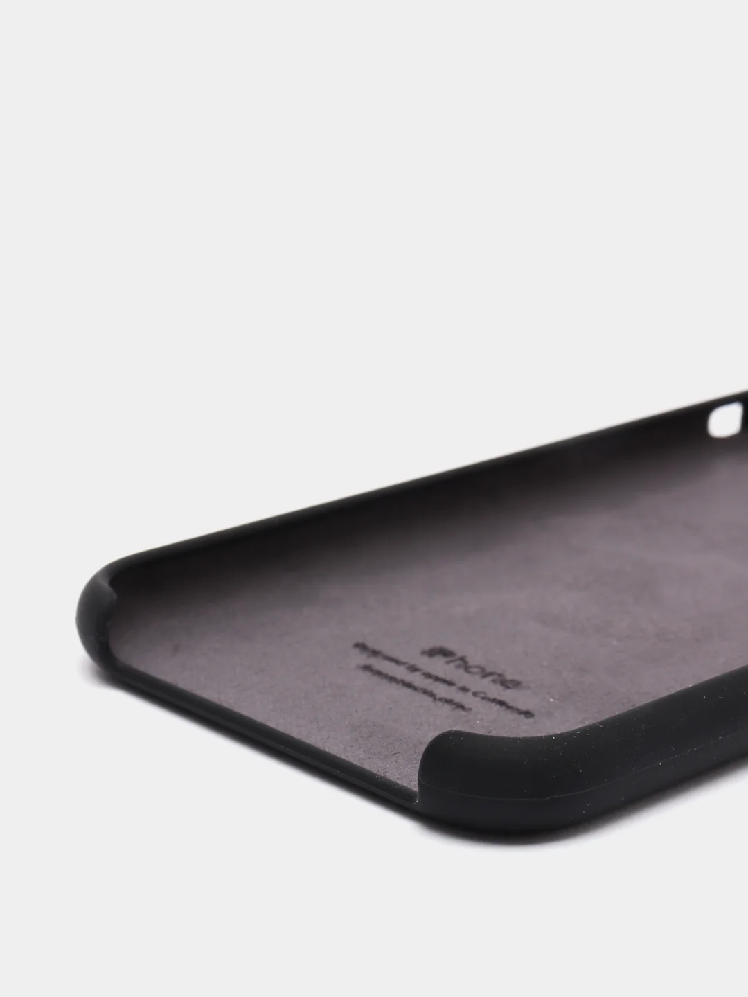 Черный чехол накладка Apple Silicone Case для iPhone 11
