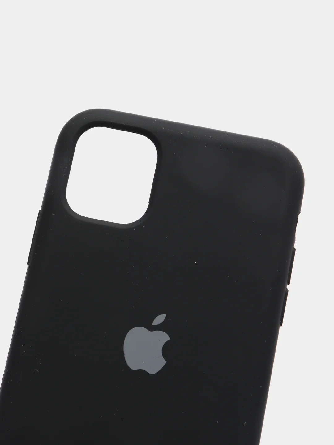 Черный чехол накладка Apple Silicone Case для iPhone 11