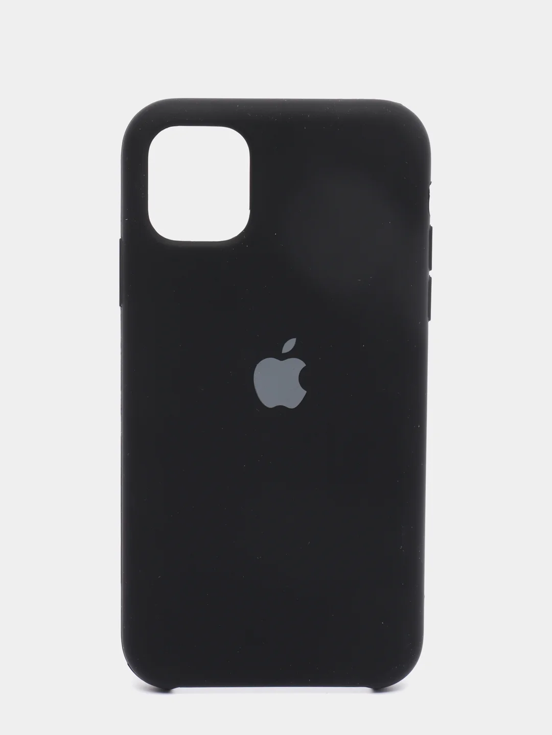 Черный чехол накладка Apple Silicone Case для iPhone 11