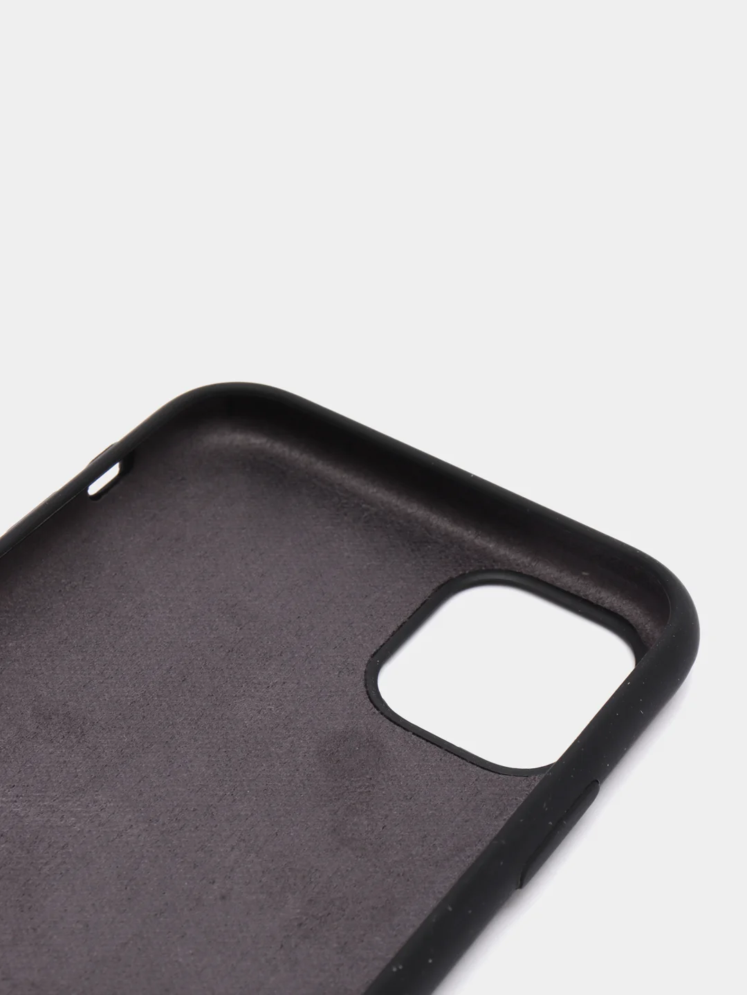 Черный чехол накладка Apple Silicone Case для iPhone 11