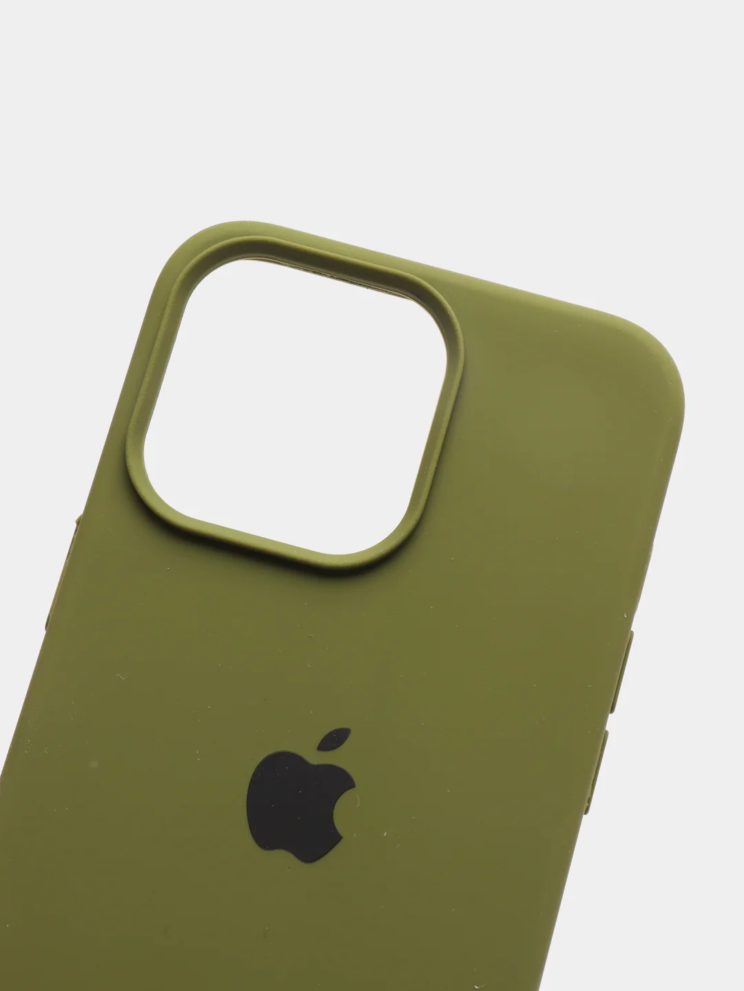 Зелёный хаки чехол силиконовый Silicone Case для iPhone 13 Pro