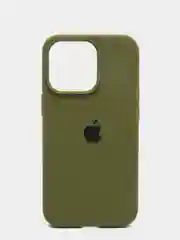 Зелёный хаки чехол силиконовый Silicone Case для iPhone 13 Pro