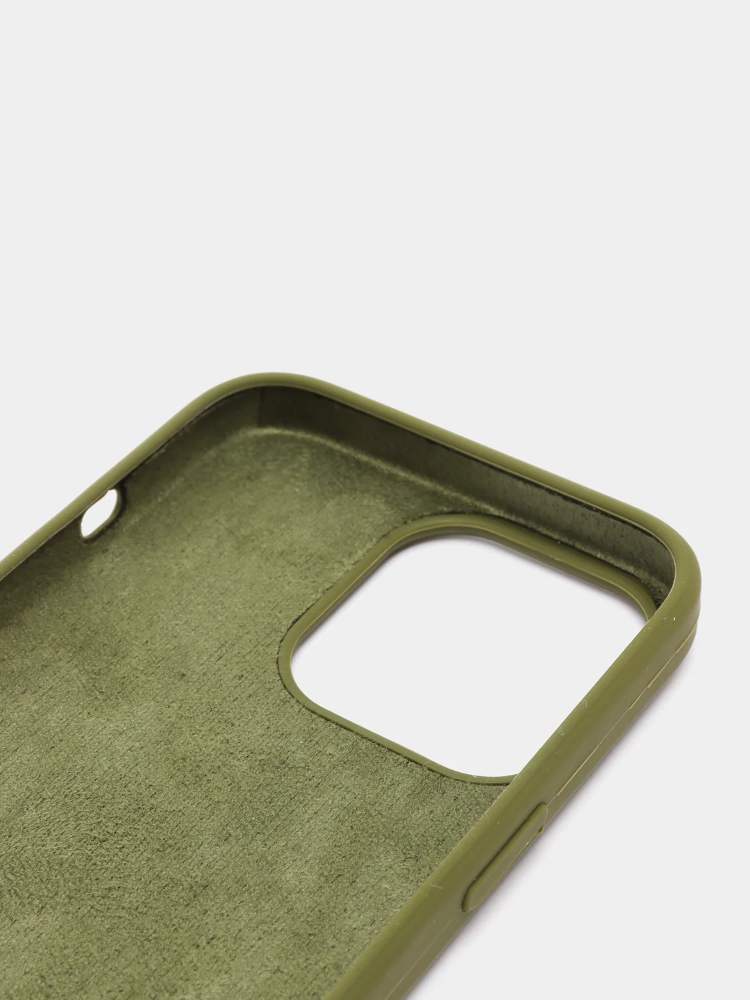 Зелёный хаки чехол силиконовый Silicone Case для iPhone 13 Pro