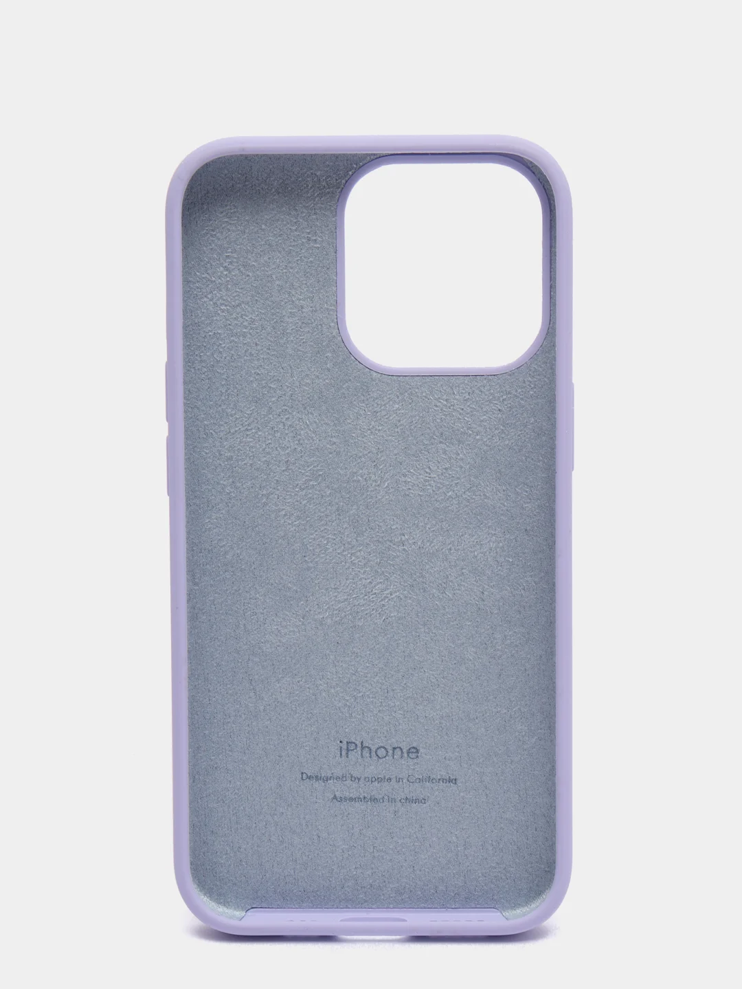 Лавандовый чехол силиконовый Silicone Case для iPhone 13 Pro
