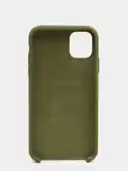 Зелёный хаки чехол накладка Apple Silicone Case для iPhone 11