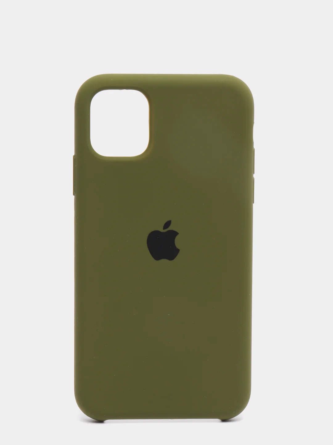 Зелёный хаки чехол накладка Apple Silicone Case для iPhone 11