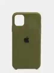 Зелёный хаки чехол накладка Apple Silicone Case для iPhone 11