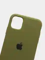 Зелёный хаки чехол накладка Apple Silicone Case для iPhone 11