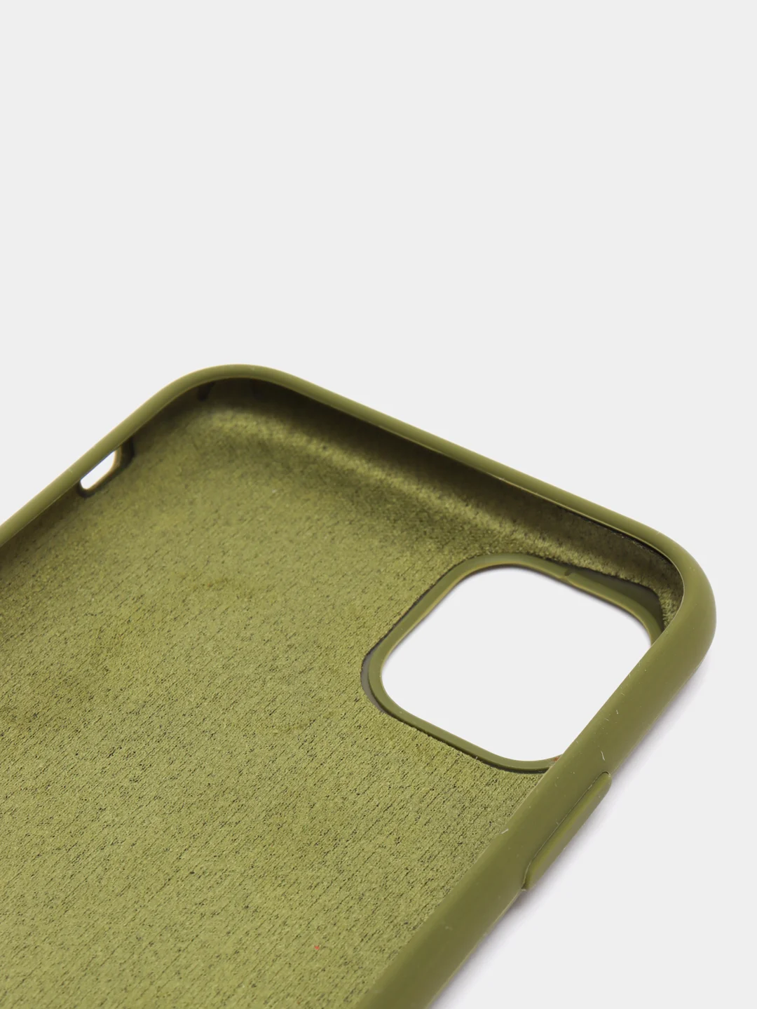 Зелёный хаки чехол накладка Apple Silicone Case для iPhone 11
