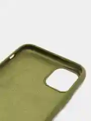 Зелёный хаки чехол накладка Apple Silicone Case для iPhone 11