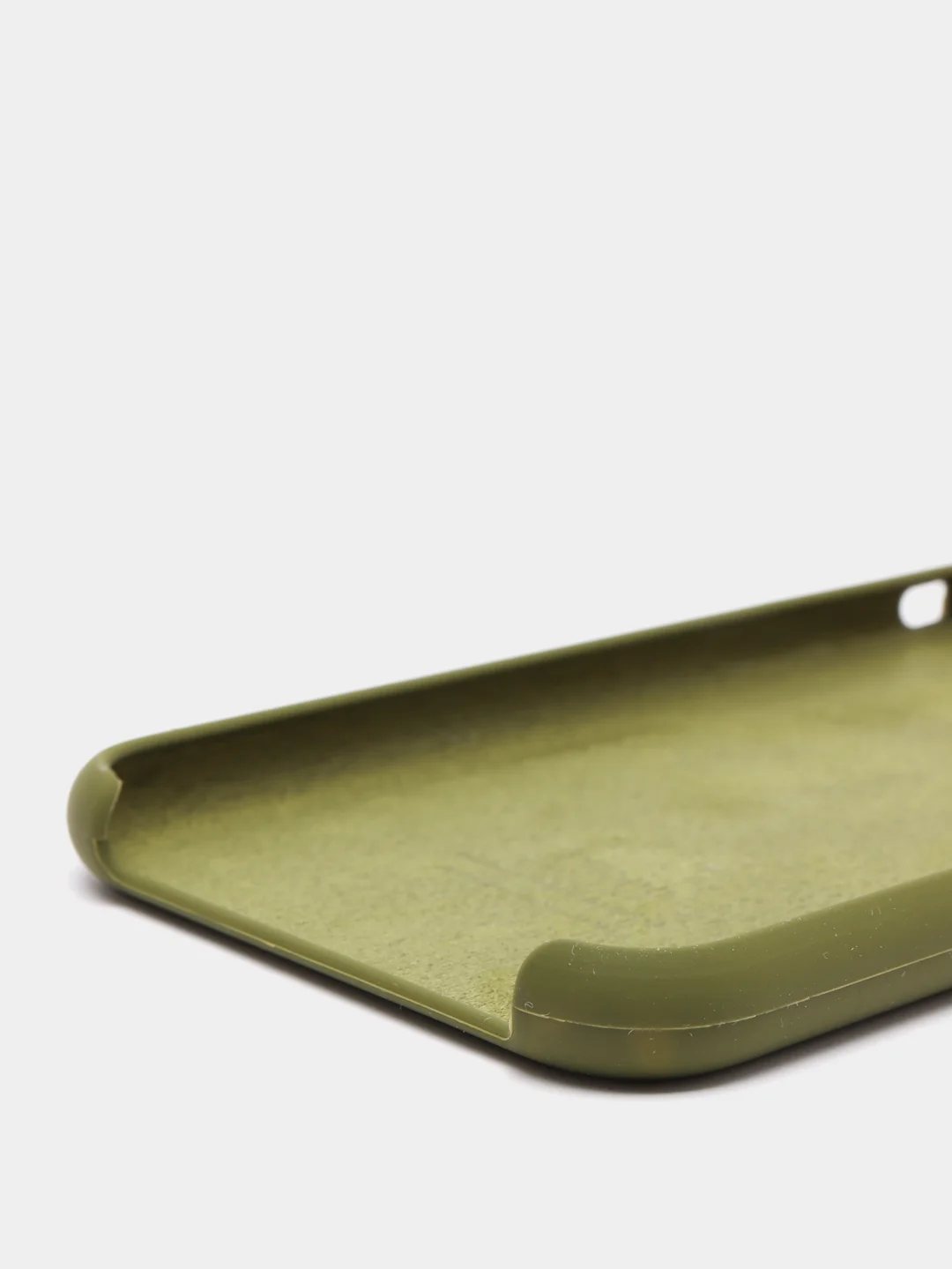 Зелёный хаки чехол накладка Apple Silicone Case для iPhone 11