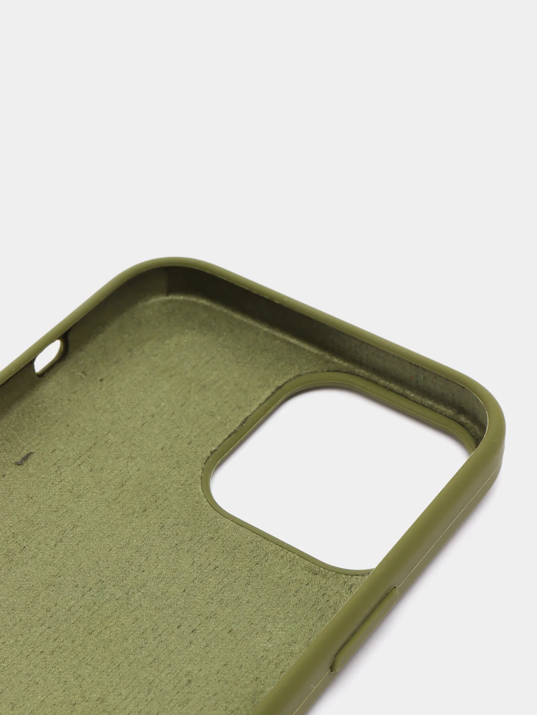Зелёный хаки чехол силиконовый Silicone Case для iPhone 13 Pro Max