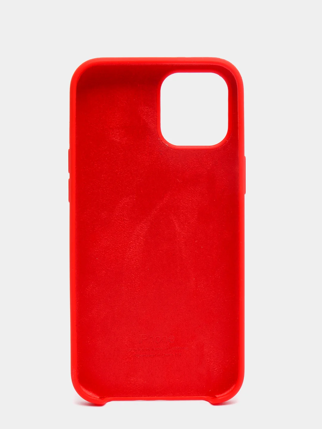 Красный чехол силиконовый Apple Silicone Case для iPhone 12 Pro Max