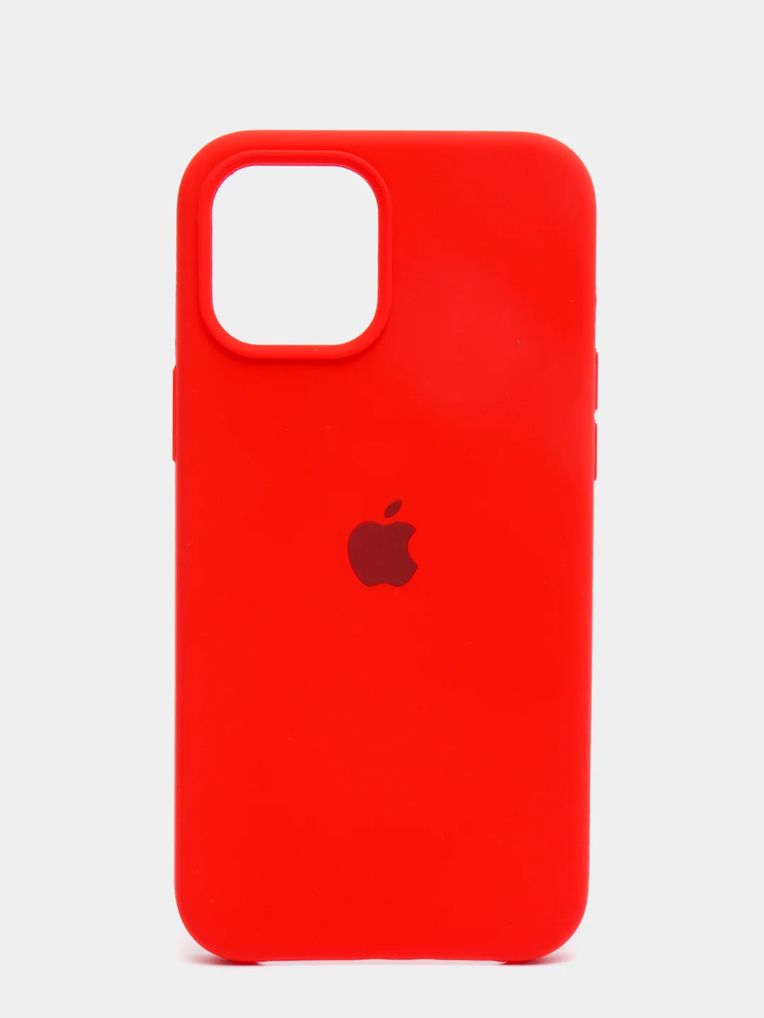 Красный чехол силиконовый Apple Silicone Case для iPhone 12 Pro Max