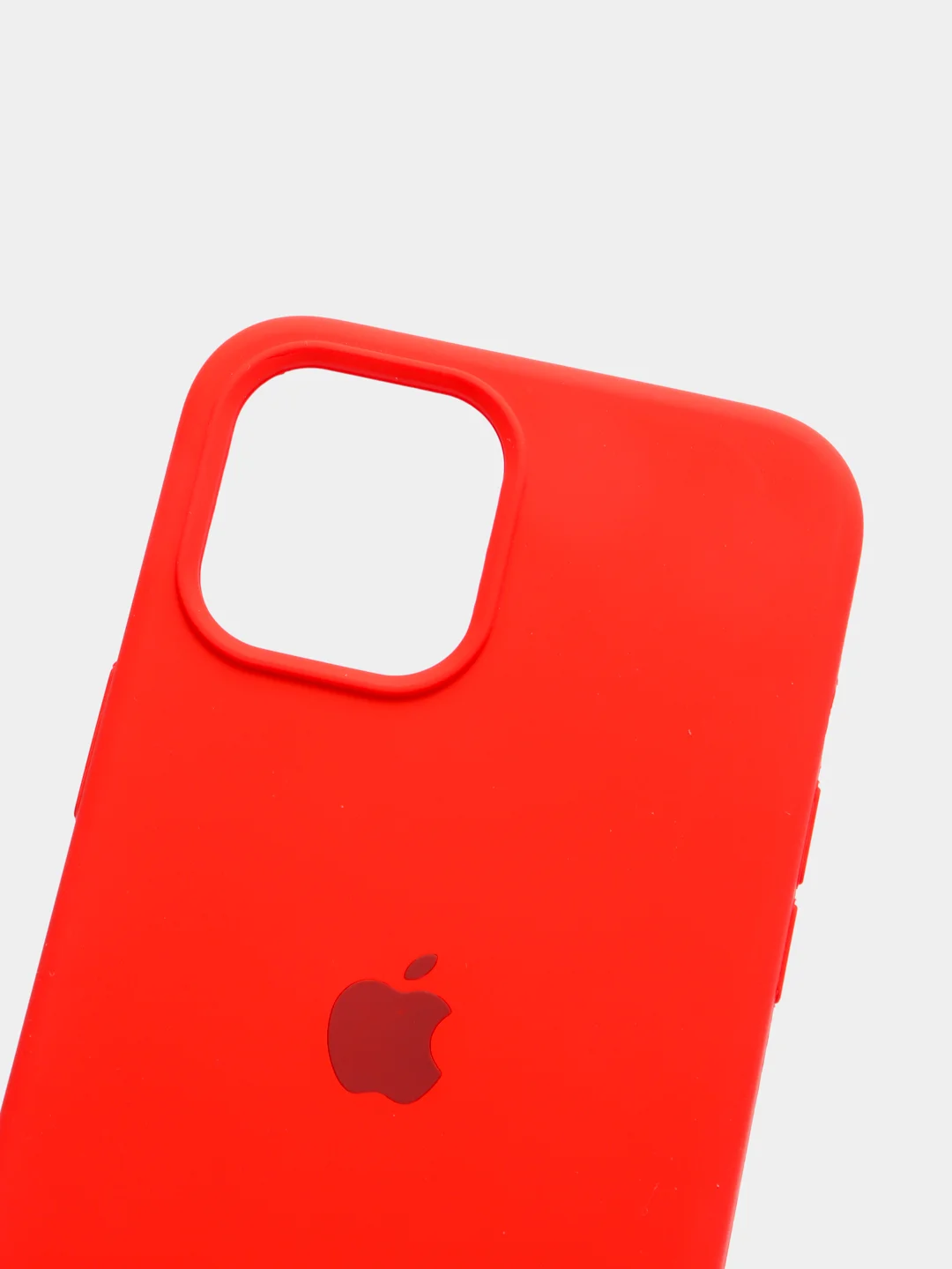 Красный чехол силиконовый Apple Silicone Case для iPhone 12 Pro Max