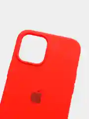 Красный чехол силиконовый Apple Silicone Case для iPhone 12 Pro Max