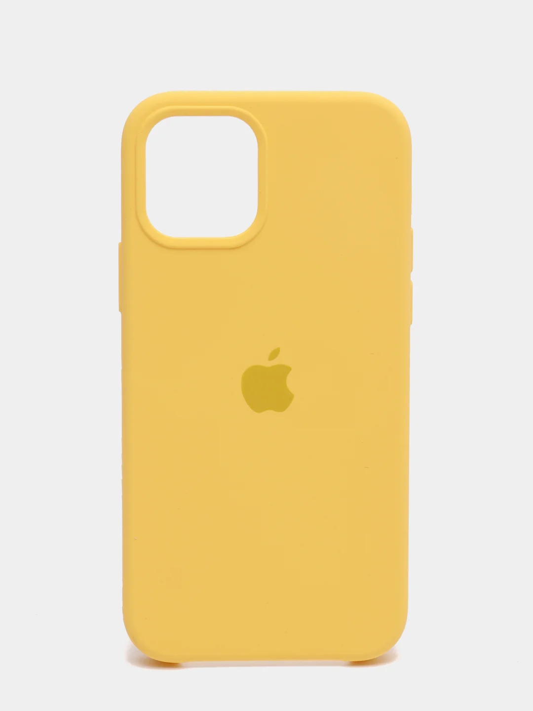Желтый чехол силиконовый Apple Silicone Case для iPhone 12 / iPhone 12 Pro