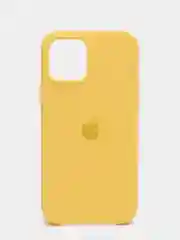 Желтый чехол силиконовый Apple Silicone Case для iPhone 12 / iPhone 12 Pro