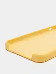 Желтый чехол силиконовый Apple Silicone Case для iPhone 12 / iPhone 12 Pro