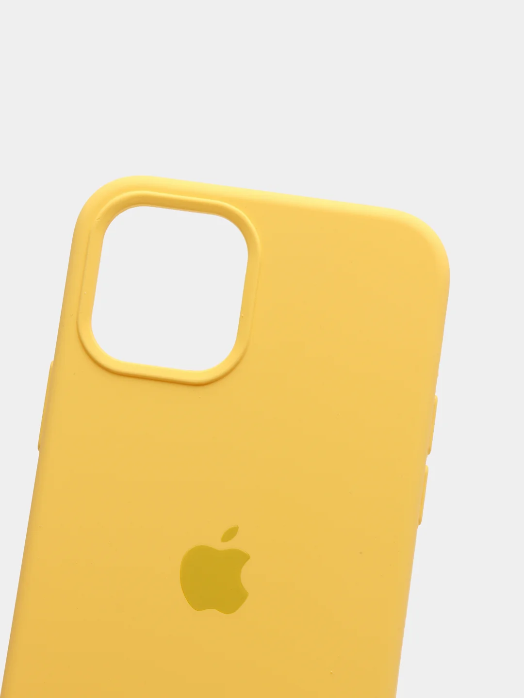Желтый чехол силиконовый Apple Silicone Case для iPhone 12 / iPhone 12 Pro