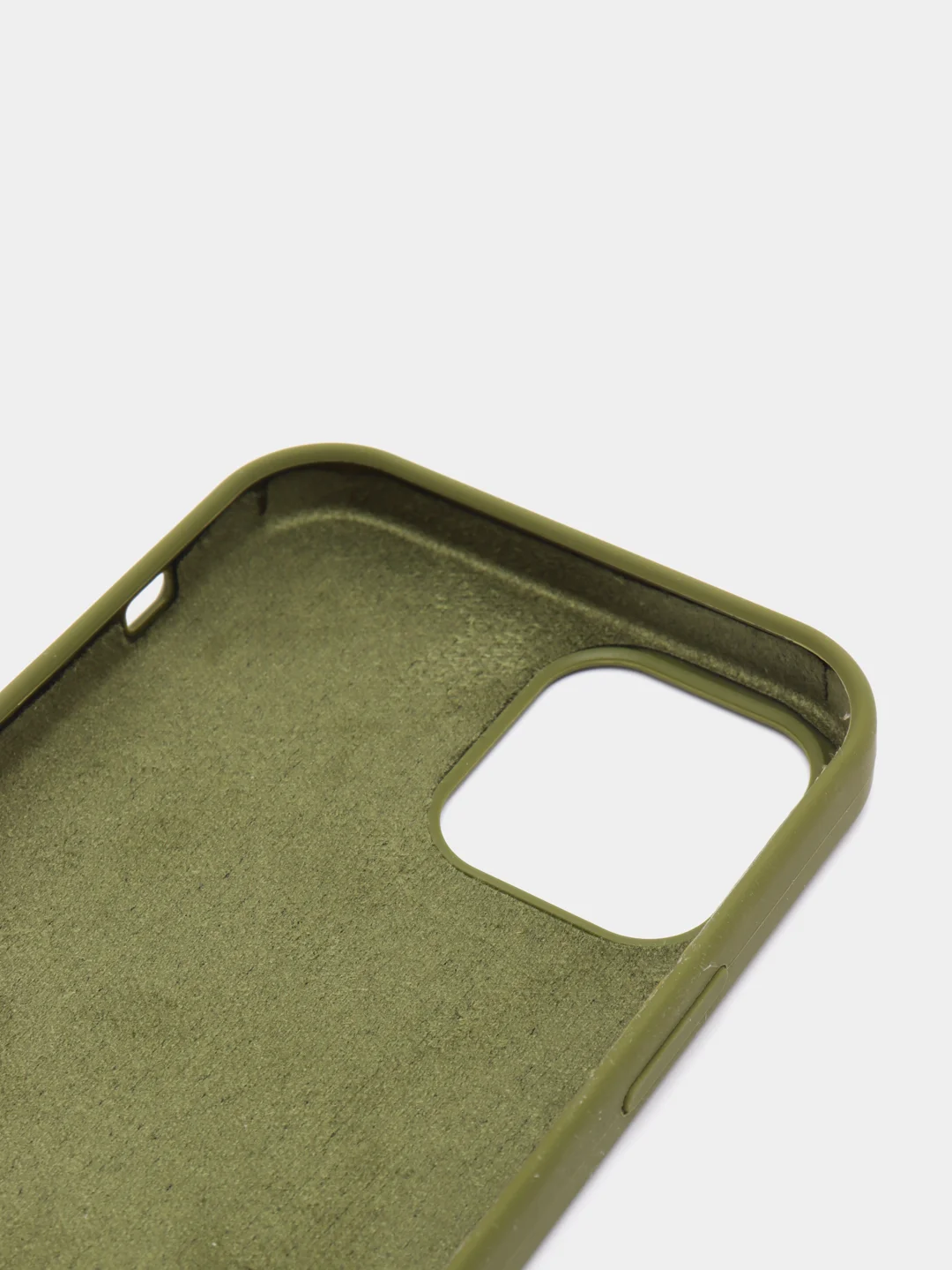 Зелёный хаки чехол силиконовый Apple Silicone Case для iPhone 12 / iPhone 12 Pro