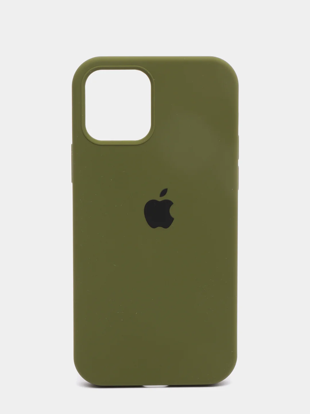 Зелёный хаки чехол силиконовый Apple Silicone Case для iPhone 12 / iPhone 12 Pro