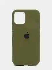 Зелёный хаки чехол силиконовый Apple Silicone Case для iPhone 12 / iPhone 12 Pro