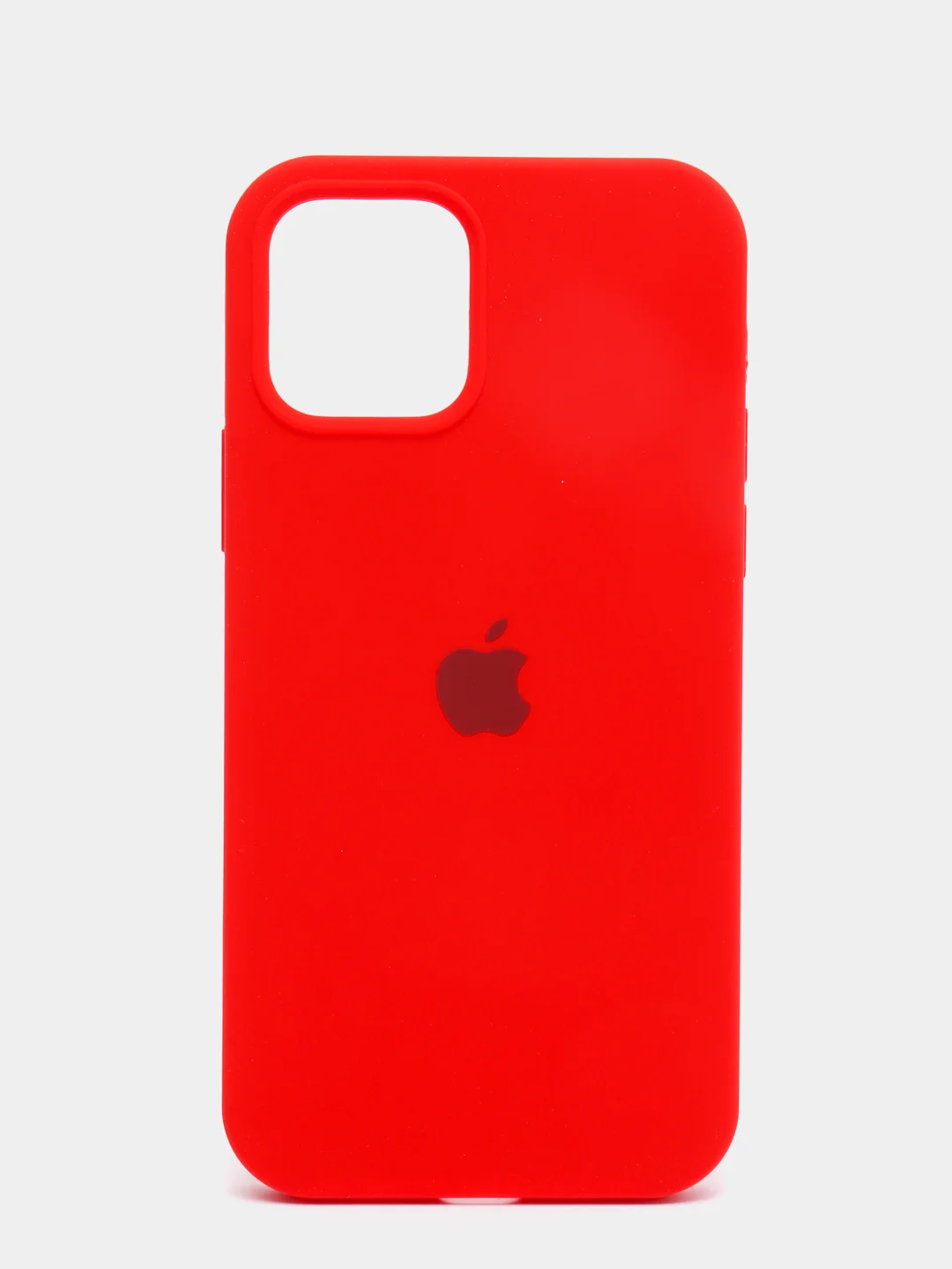 Красный чехол силиконовый Apple Silicone Case для iPhone 12 / iPhone 12 Pro