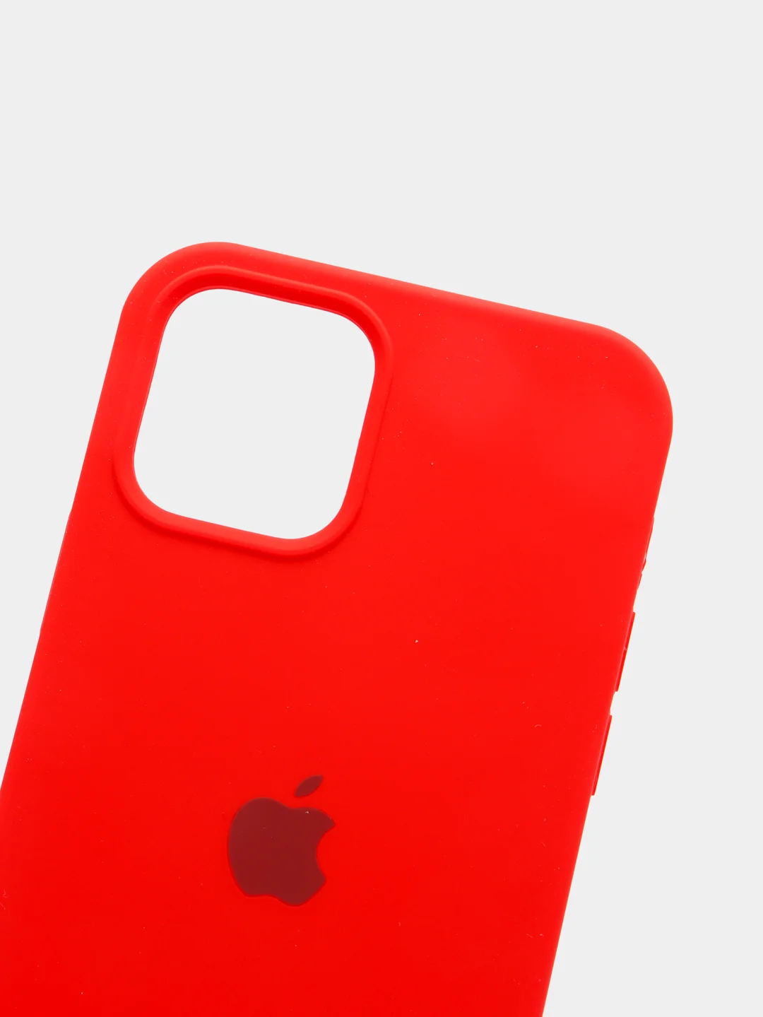Красный чехол силиконовый Apple Silicone Case для iPhone 12 / iPhone 12 Pro