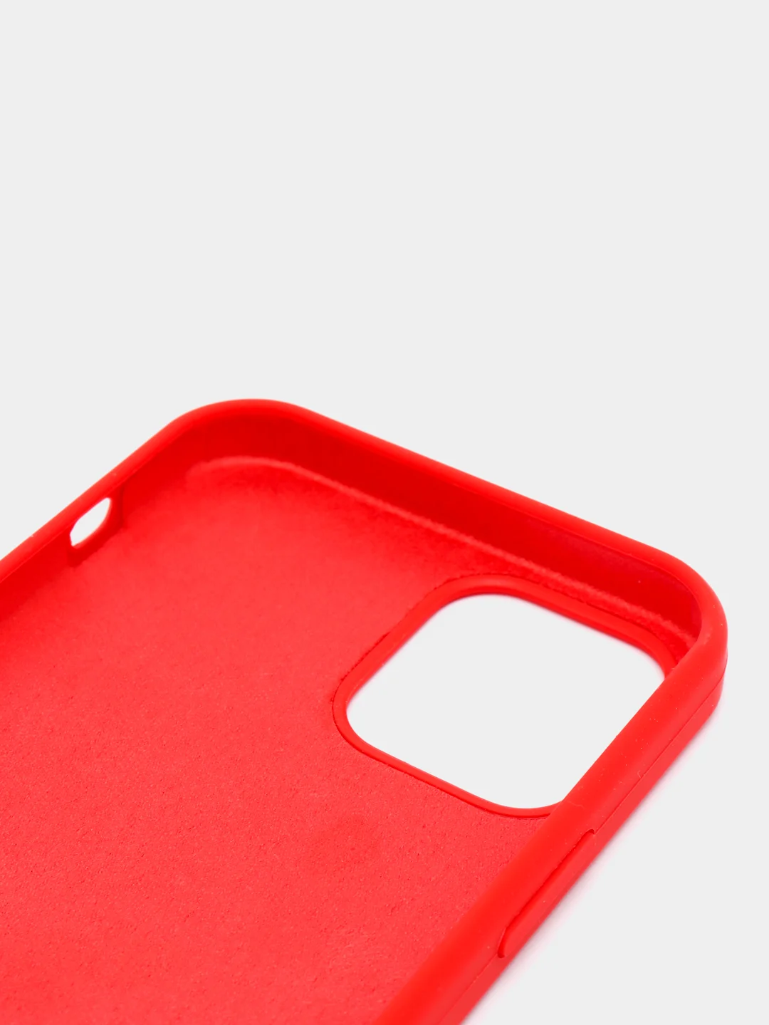Красный чехол силиконовый Apple Silicone Case для iPhone 12 / iPhone 12 Pro