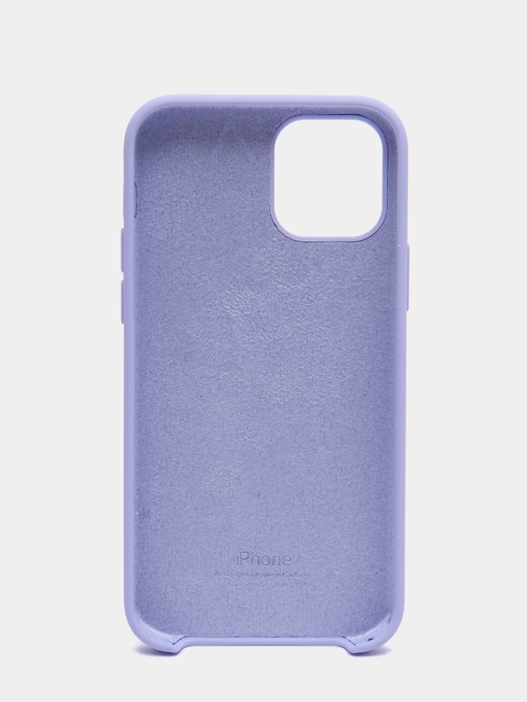 Лавандовый чехол силиконовый Apple Silicone Case для iPhone 12 / iPhone 12 Pro
