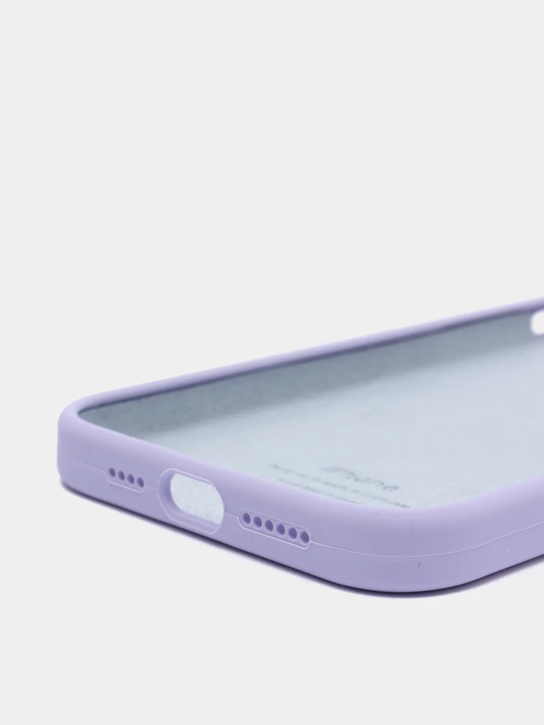 Лавандовый чехол силиконовый Silicone Case для iPhone 13 Pro Max