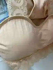 Бежевый комплект женского белья
