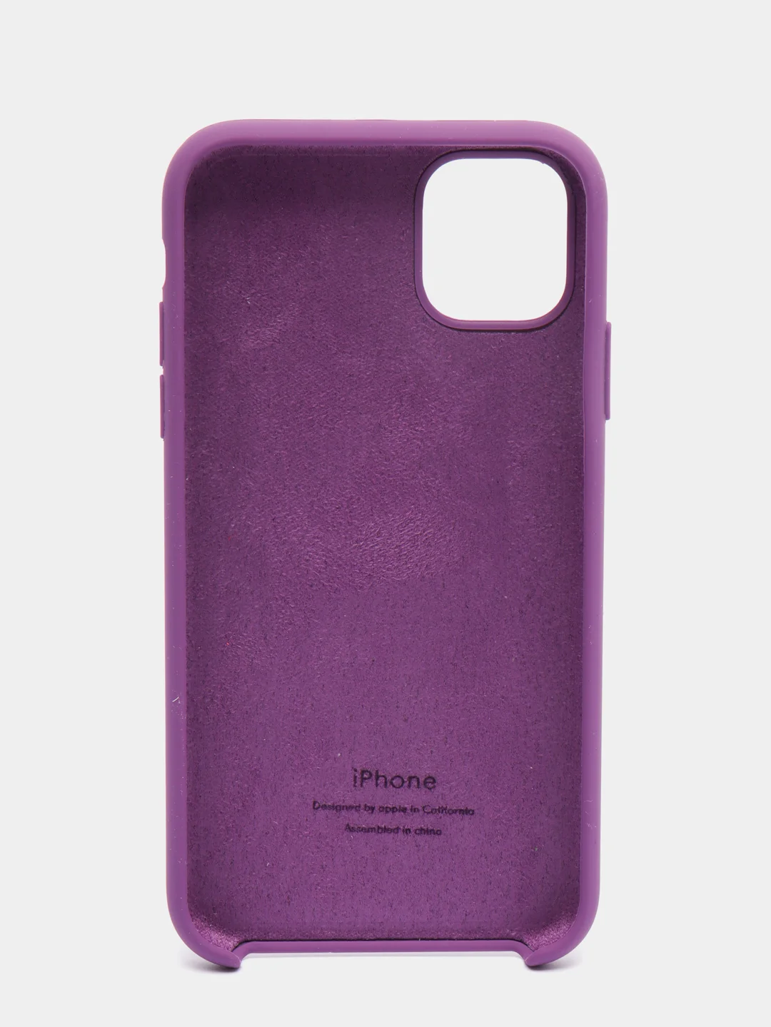 Фиолетовый чехол накладка Apple Silicone Case для iPhone 11