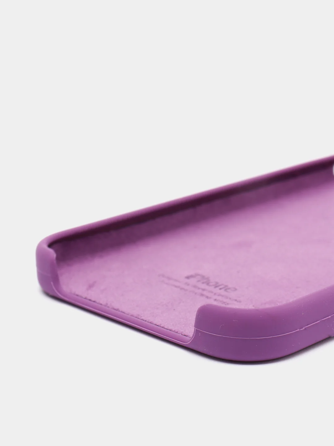 Фиолетовый чехол силиконовый Apple Silicone Case для iPhone 12 / iPhone 12 Pro