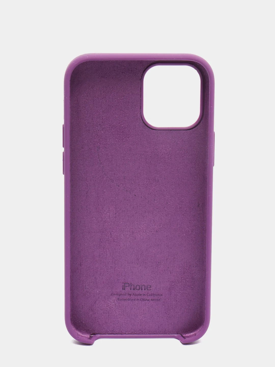 Фиолетовый чехол силиконовый Apple Silicone Case для iPhone 12 / iPhone 12 Pro
