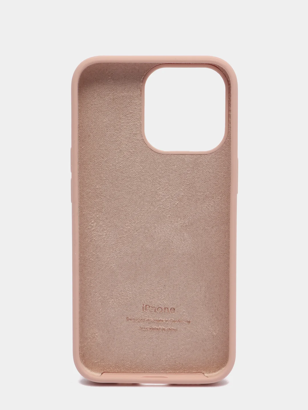 Бежевый меланж чехол силиконовый Silicone Case для iPhone 13 Pro