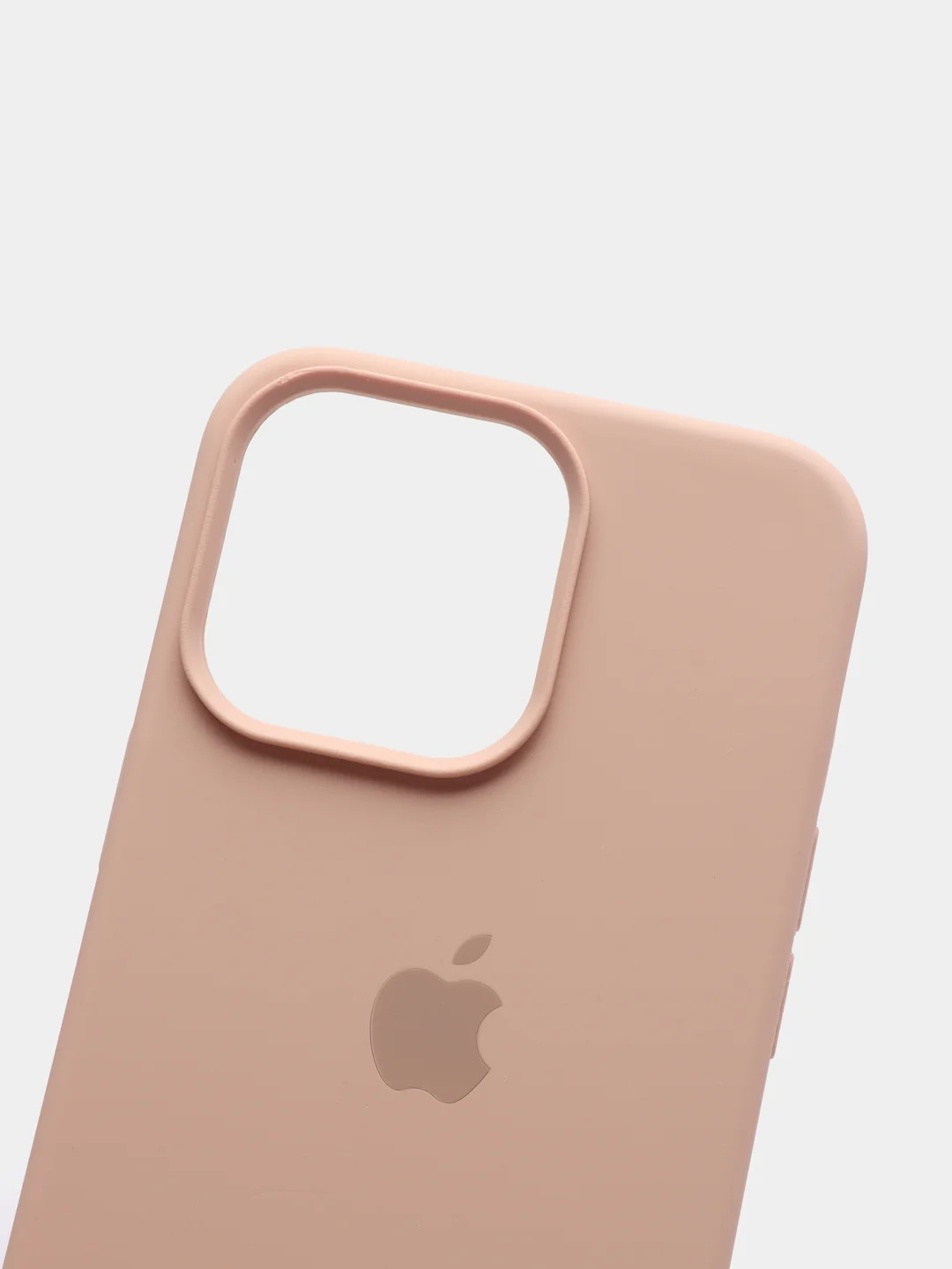 Бежевый меланж чехол силиконовый Silicone Case для iPhone 13 Pro