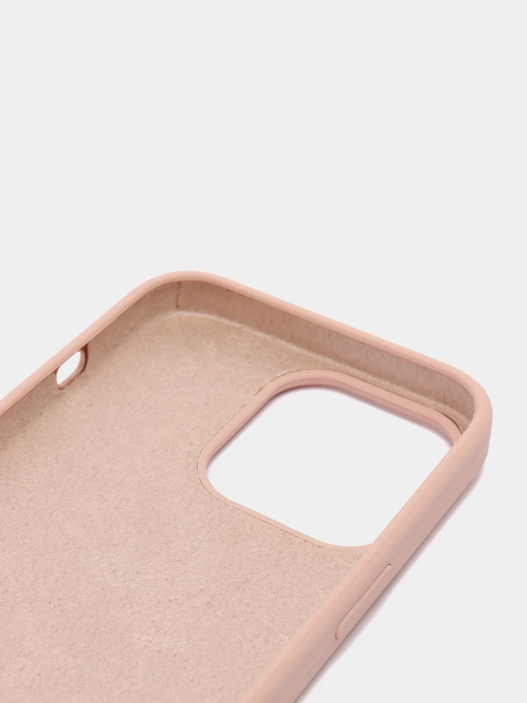Бежевый меланж чехол силиконовый Silicone Case для iPhone 13 Pro