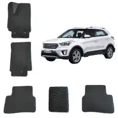 Автомобильные EVA коврики для HYUNDAI CRETA 1 / ХЕНДАЙ КРЕТА 1