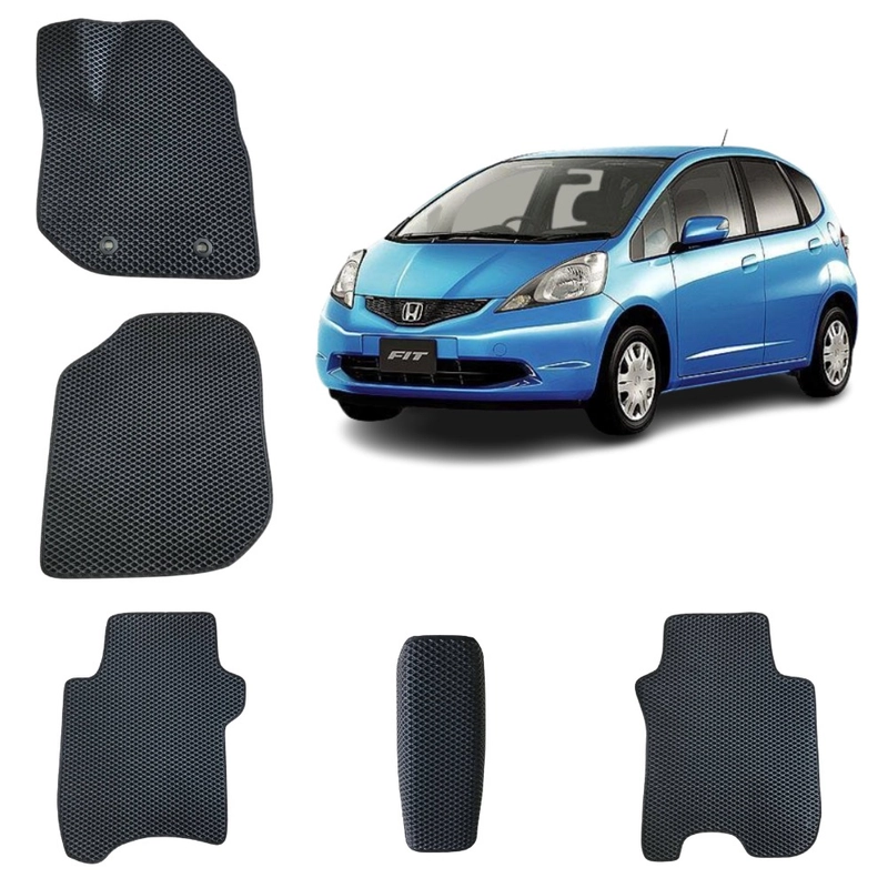 3-D Автомобильные EVA коврики для HONDA FIT 2 / ХОНДА ФИТ 2 поколение