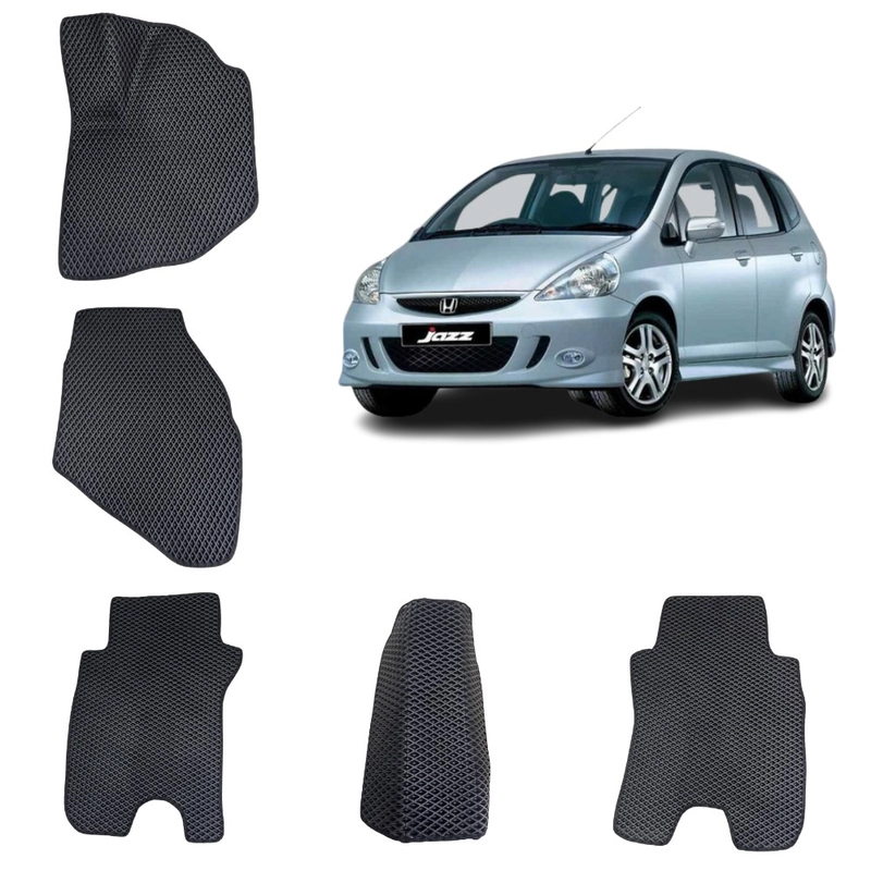 3-D Автомобильные EVA, ЭВА, ЕВА коврики для HONDA JAZZ 1 поколение /ХОНДА ДЖАЗ 1 поколение