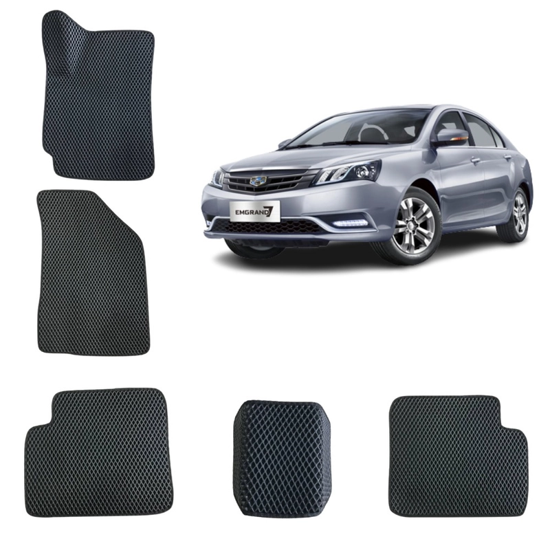 Автомобильные коврики в салон 3-D для Geely Emgrand / Джили Эмгранд