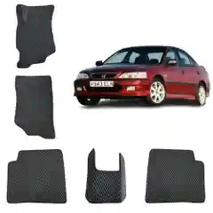 3-D Автомобильные EVA, ЭВА, ЕВА коврики для HONDA ACCORD 6 поколение / ХОНДА АККОРД 6