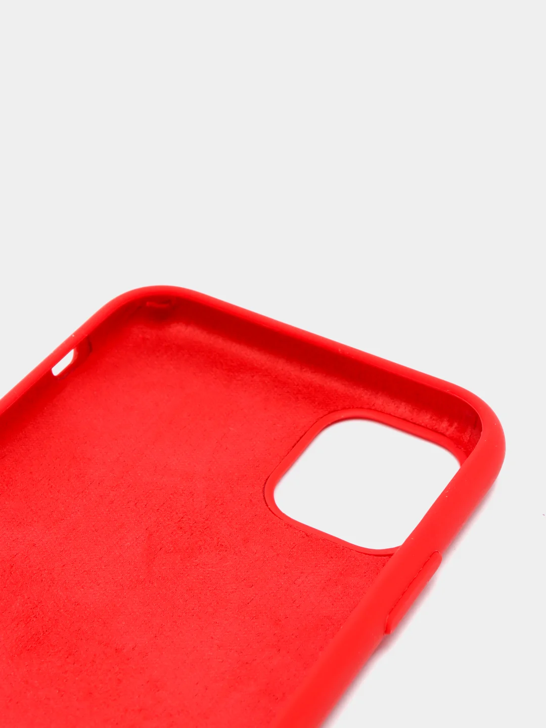 Красный чехол накладка Apple Silicone Case для iPhone 11