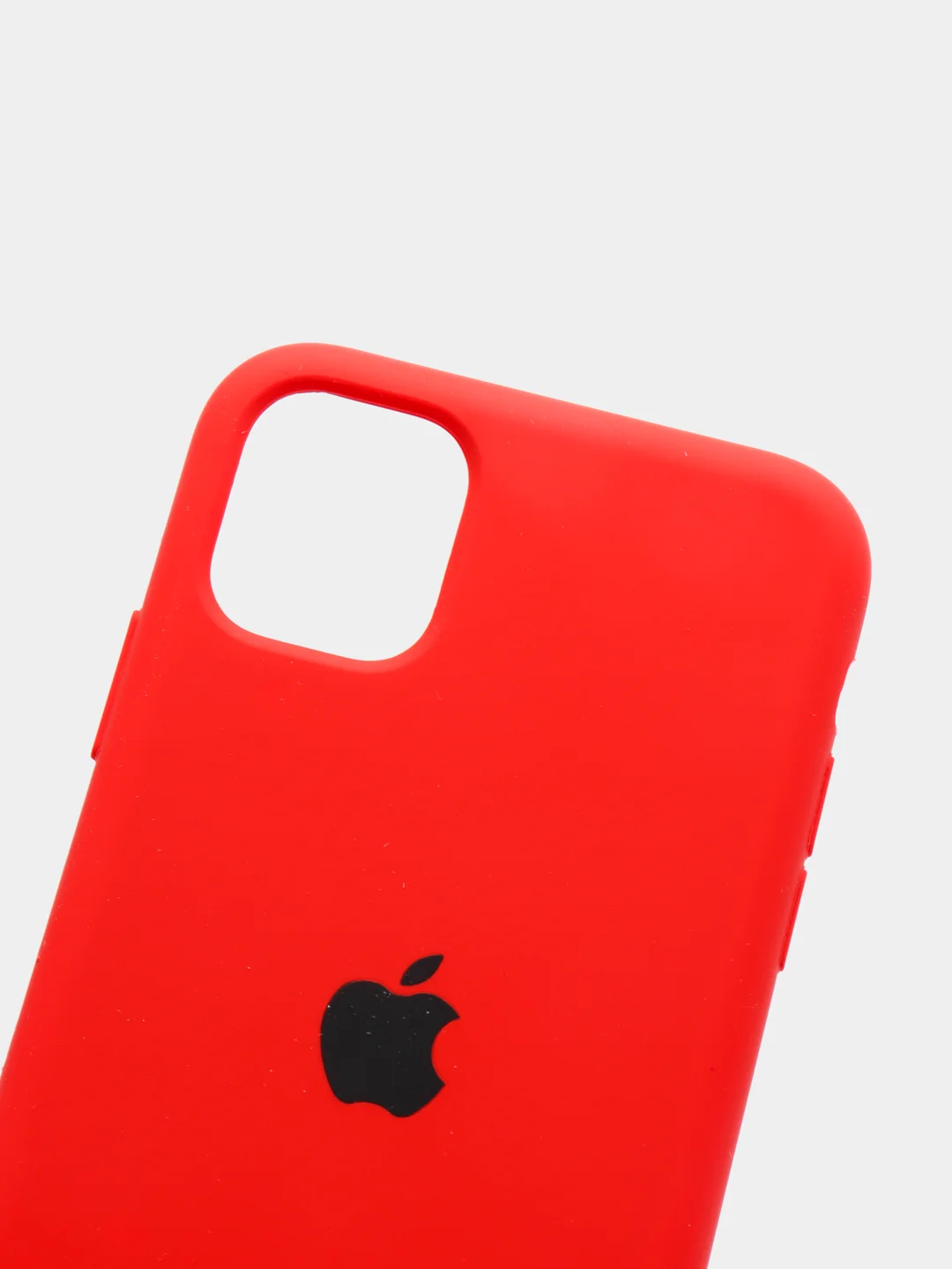 Красный чехол накладка Apple Silicone Case для iPhone 11