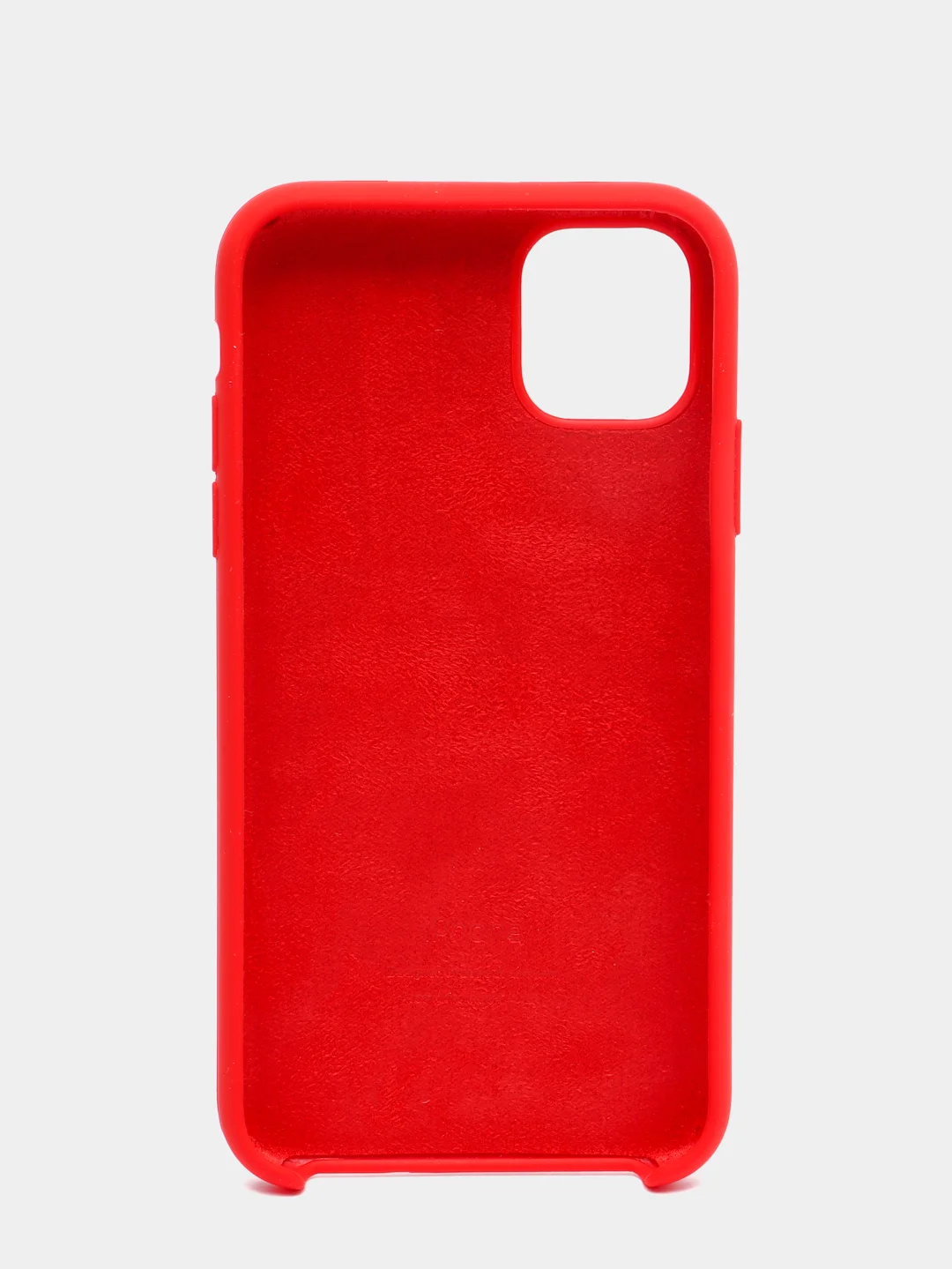 Красный чехол накладка Apple Silicone Case для iPhone 11